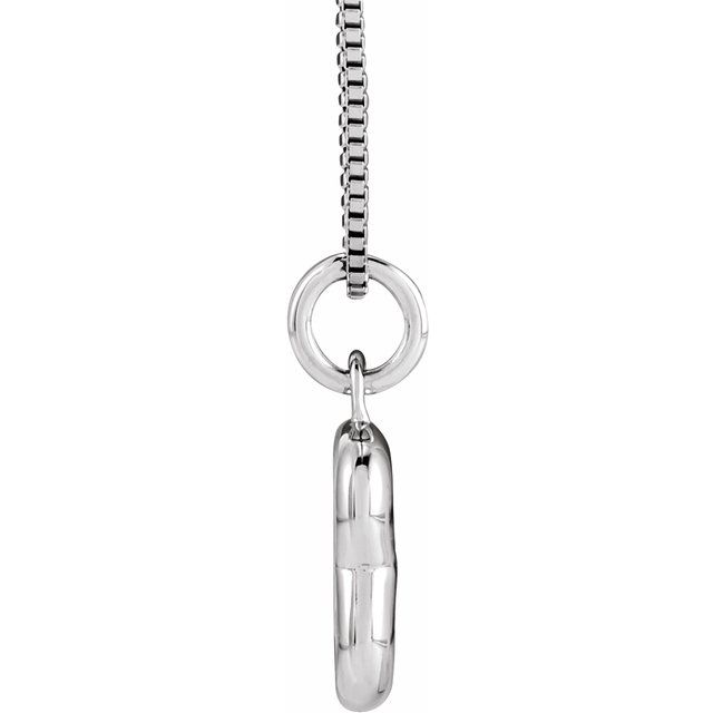14k-white-gold-bubble-initial-b-18"-necklace