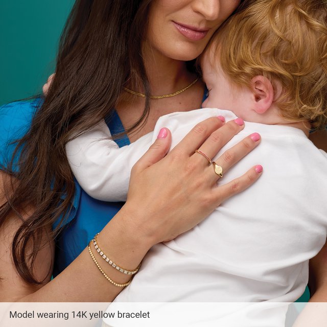 14k-yellow-geometric-line-7"-bracelet