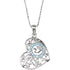 sterling-silver--round-imitation-blue-cubic-zirconia-handprints-18"-necklace