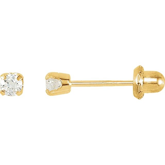 14k-yellow--imitation-white-cubic-zirconia-piercing-stud-earrings
