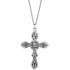 sterling-silver--fancy-cross-24"-necklace