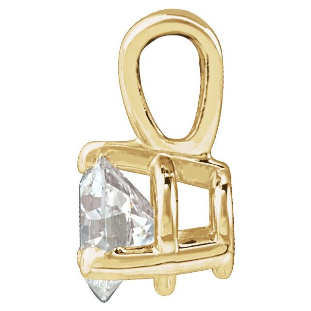 14k-yellow-1/4-ct-lab-grown-diamond-pendant