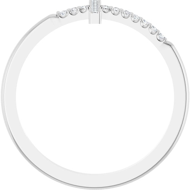 14k-white-.08-ctw-lab-grown-diamond-sideways-cross-ring