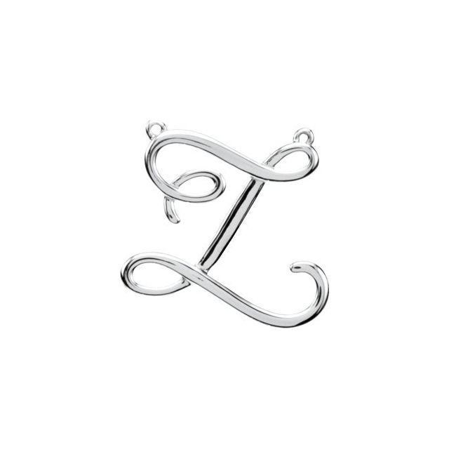14k-white-gold-20.7-x-20-mm-initial-z,sterling-silver-20.7-x-20-mm-initial-z