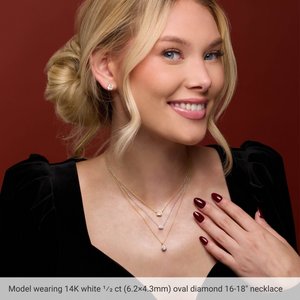 3/8 ct Diamond Solitaire Necklace