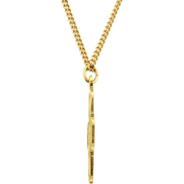 24k-yellow-gold-plated-sterling-silver-four-way-cross-24"-necklace