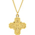 24k-yellow-gold-plated-sterling-silver-four-way-cross-24"-necklace