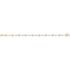1 ct Diamond Lab Grown Line Bracelet