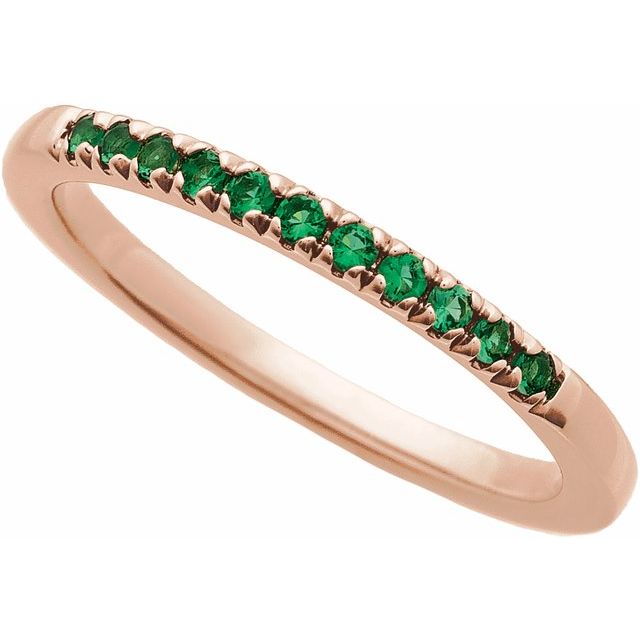 14k-rose-gold-lab-grown-emerald-stackable-ring
