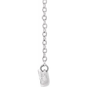 1/3 ct Diamond Accented Bar Necklace