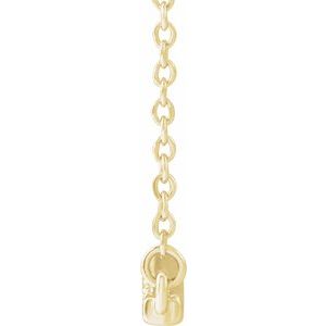 1/3 ct Diamond Accented Bar Necklace