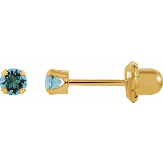 14k-yellow-imitation-aquamarine-inverness®-piercing-stud-earrings
