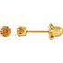 14k-yellow-imitation-citrine-inverness®-piercing-stud-earrings