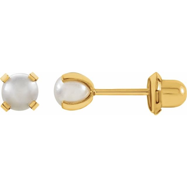 14k-yellow-imitation-white-pearl-inverness®-piercing-earrings