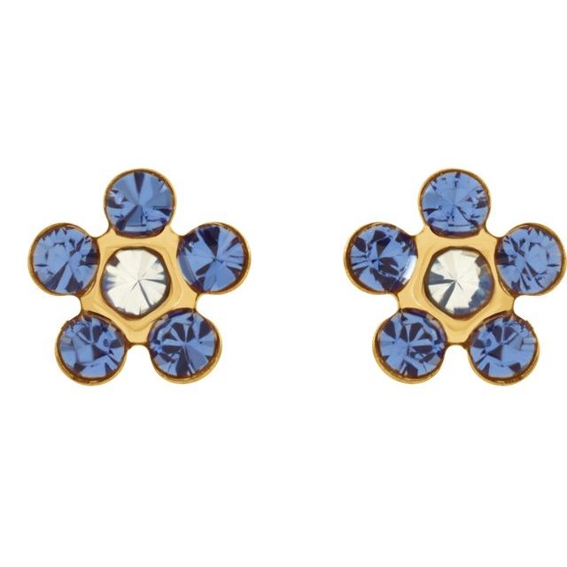 14k-yellow-imitation-blue-sapphire-inverness®-piercing-earrings