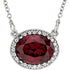 14k-white-natural-rhodolite-garnet-&-.04-ctw-natural-diamond-16-1/2"-necklace