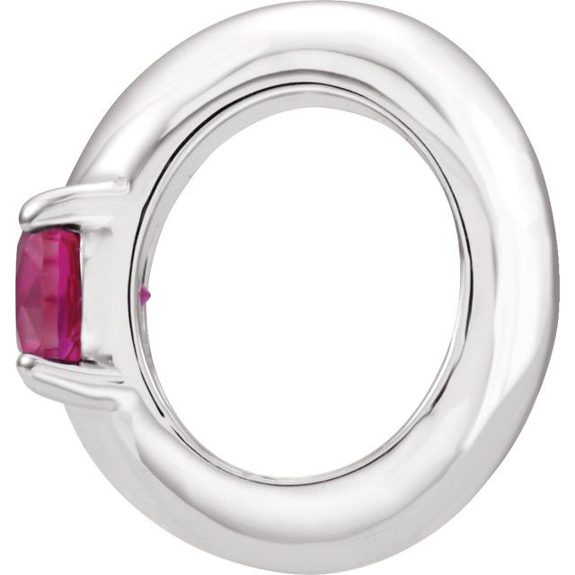 14k-white-july-birth-of-a-child™-miniature-birthstone-ring-pendant