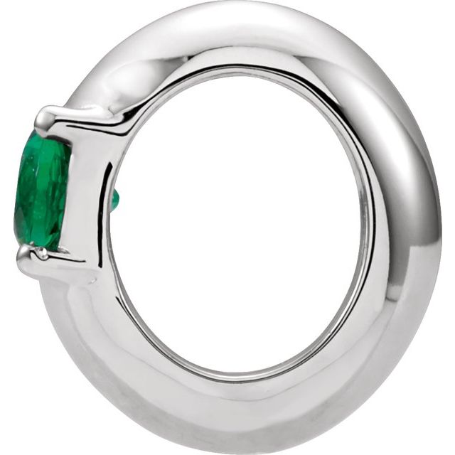 14k-white-may-birth-of-a-child™-miniature-birthstone-ring-pendant