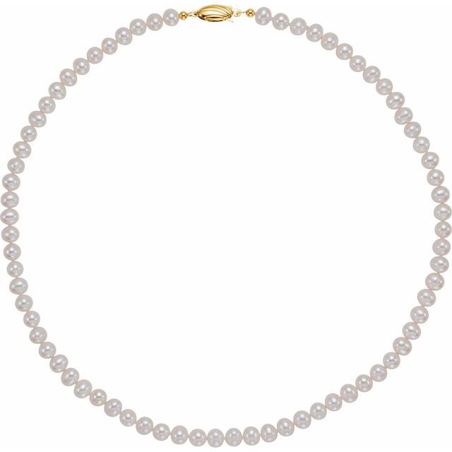 14k-yellow-panache®-cultured-white-freshwater-pearl-18"-necklace
