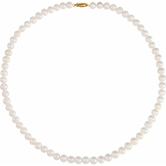 14k-yellow-pansche®-cultured-white-freshwater-potato-pearl-18"-necklace