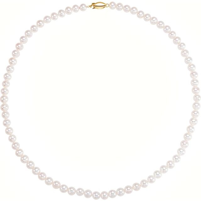 14k-yellow-panache®-cultured-white-freshwater-pearl-18"-necklace