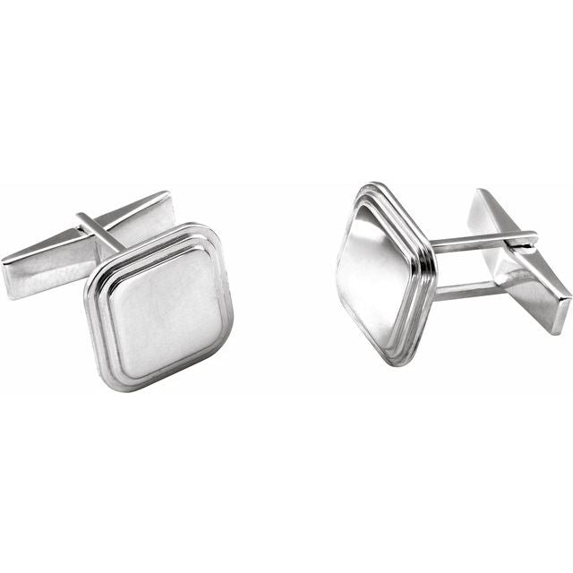 sterling-silver-posh-mommy®-engravable-cuff-links