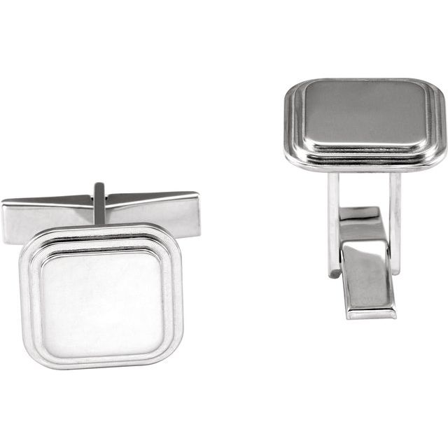 sterling-silver-posh-mommy®-engravable-cuff-links