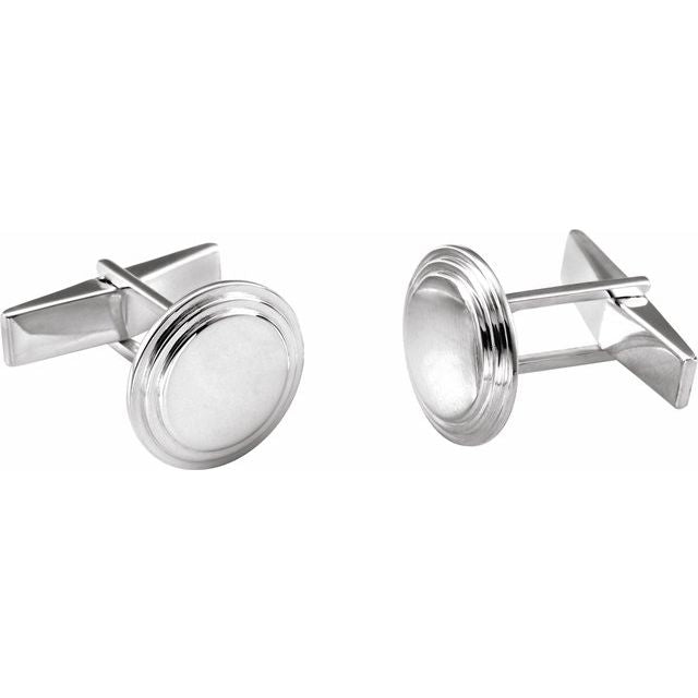 sterling-silver-posh-mommy®-engravable-cuff-links