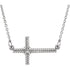 14k-white-sideways-rope-cross-16-1/2"-necklace