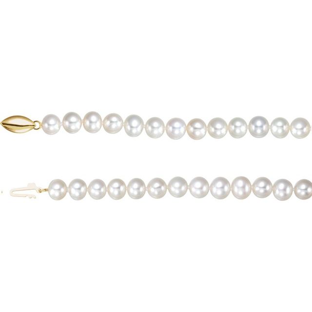 14k-yellow-pansche®-cultured-white-freshwater-potato-pearl-18"-necklace