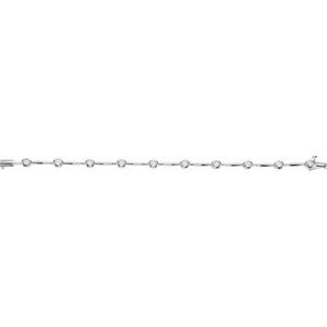 1 ct Diamond Lab Grown Line Bracelet
