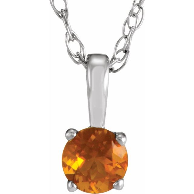 14k-white--natural-citrine-youth-solitaire-14"-necklace