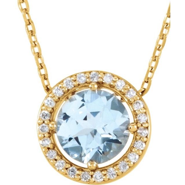 14k-yellow-natural-aquamarine-&-.06-ctw-natural-diamond-semi-set-halo-style-16"-necklace