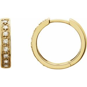 Accented Hoop Earrings