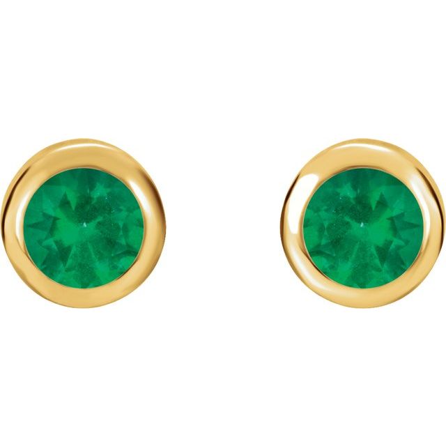 14k-yellow-gold-lab-grown-emerald-bezel-set-earrings