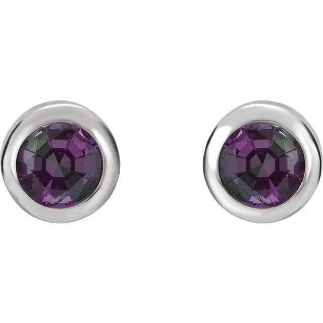 14k-white-lab-grown-alexandrite-bezel-set-earrings