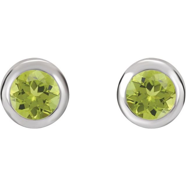 14k-white-natural-peridot-bezel-set-earrings