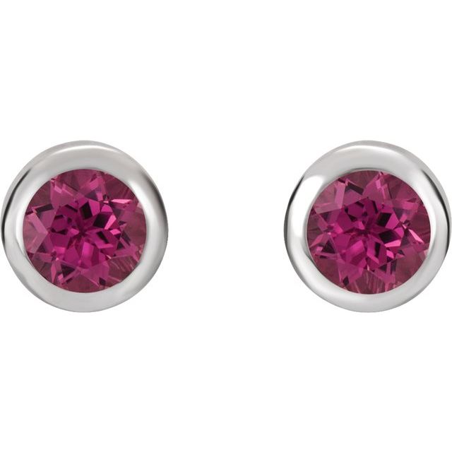 14k-white-natural-pink-tourmaline-bezel-set-earrings