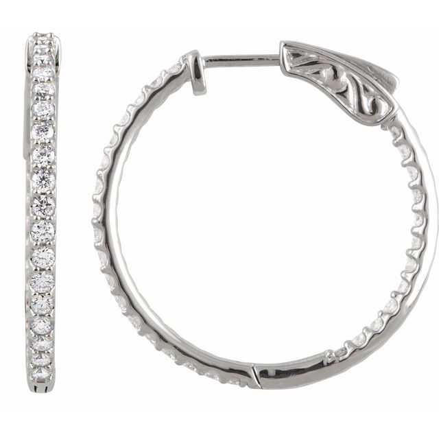 14k-white-6-1/2-ctw-natural-diamond-inside-outside--hinged-hoop-earrings
