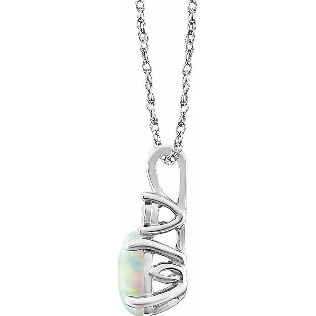 14k-white-lab-grown-white-opal-&-.02-ct-natural-diamond-18"-necklace