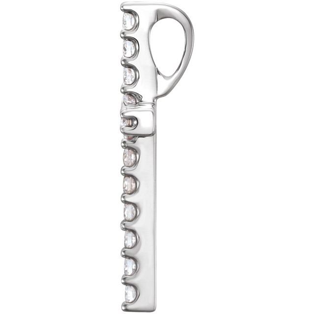 14k-white-1/4-ctw-lab-grown-diamond-petite-cross-pendant