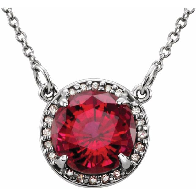 14k-white--lab-grown-ruby-&-.05-ctw-natural-diamond-16"-necklace