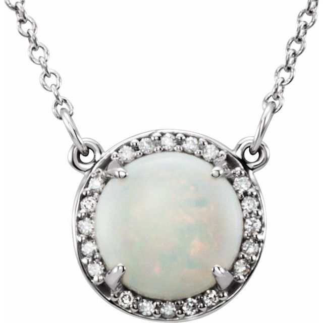 14k-white--natural-white-opal-&-.05-ctw-natural-diamond-16"-necklace