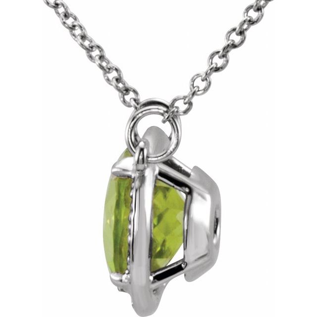 14k-white--natural-peridot-&-.05-ctw-natural-diamond-16"-necklace
