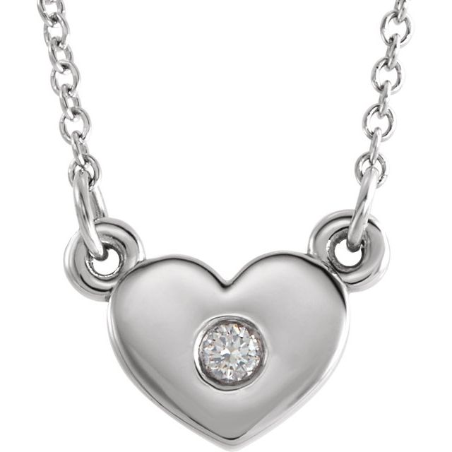 14k-white-.03-ctw-natural-diamond-heart-16"-necklace