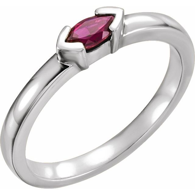 14k-white-natural-pink-tourmaline-family-stackable-ring
