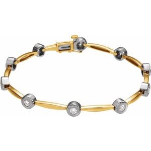1 ct Diamond Lab Grown Line Bracelet