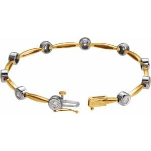 1 ct Diamond Lab Grown Line Bracelet