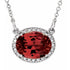 14k-white-natural-mozambique-garnet-&-.04-ctw-natural-diamond-16-1/2"-necklace