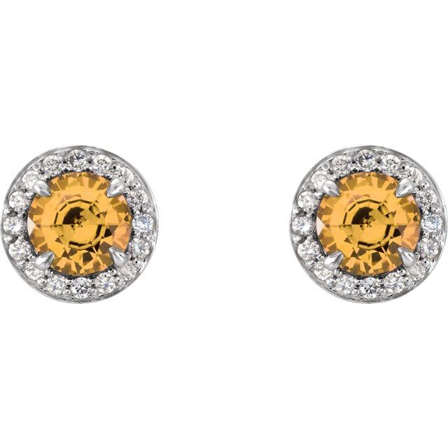 14k-white--natural-citrine-&-1/8-ctw-natural-diamond-earrings